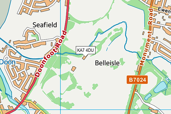 KA7 4DU map - OS VectorMap District (Ordnance Survey) KA7 4DU map - OS VectorMap District (Ordnance Survey)