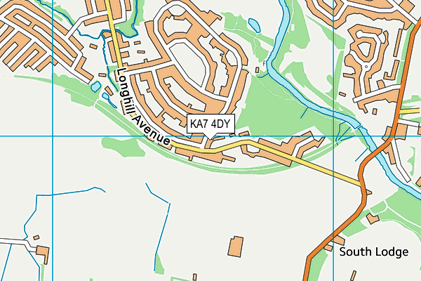 KA7 4DY map - OS VectorMap District (Ordnance Survey) KA7 4DY map - OS VectorMap District (Ordnance Survey)