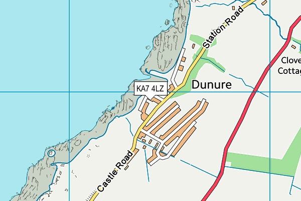 KA7 4LZ map - OS VectorMap District (Ordnance Survey) KA7 4LZ map - OS VectorMap District (Ordnance Survey)