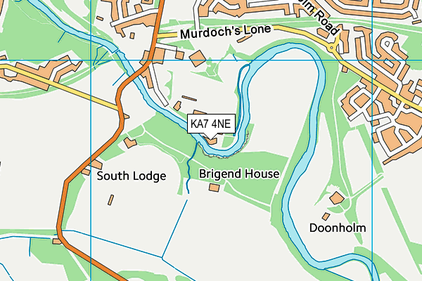 KA7 4NE map - OS VectorMap District (Ordnance Survey) KA7 4NE map - OS VectorMap District (Ordnance Survey)