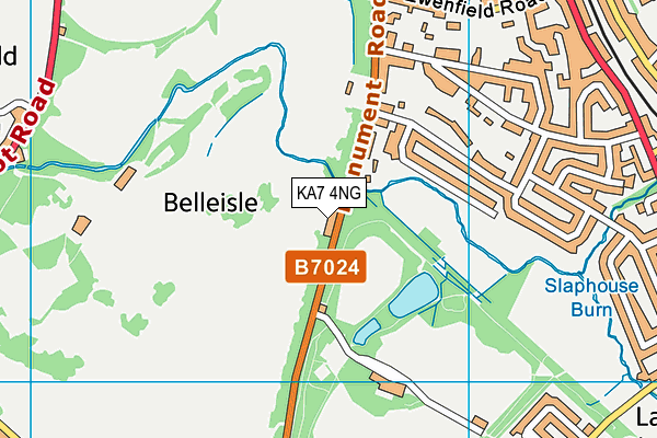 KA7 4NG map - OS VectorMap District (Ordnance Survey) KA7 4NG map - OS VectorMap District (Ordnance Survey)