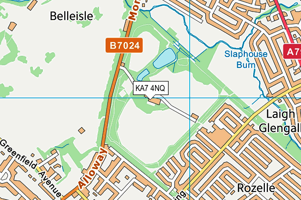 KA7 4NQ map - OS VectorMap District (Ordnance Survey) KA7 4NQ map - OS VectorMap District (Ordnance Survey)