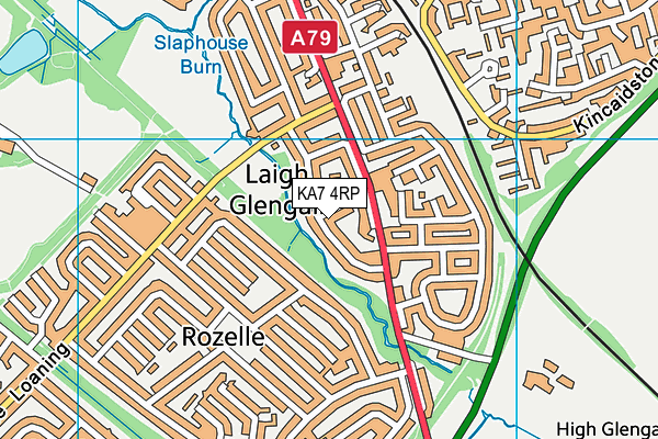 KA7 4RP map - OS VectorMap District (Ordnance Survey) KA7 4RP map - OS VectorMap District (Ordnance Survey)