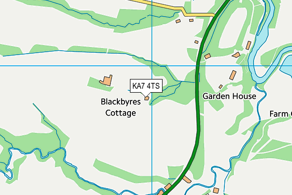 KA7 4TS map - OS VectorMap District (Ordnance Survey) KA7 4TS map - OS VectorMap District (Ordnance Survey)