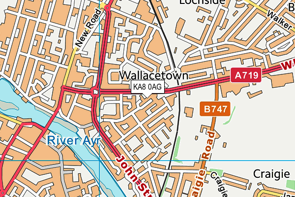 KA8 0AG map - OS VectorMap District (Ordnance Survey) KA8 0AG map - OS VectorMap District (Ordnance Survey)