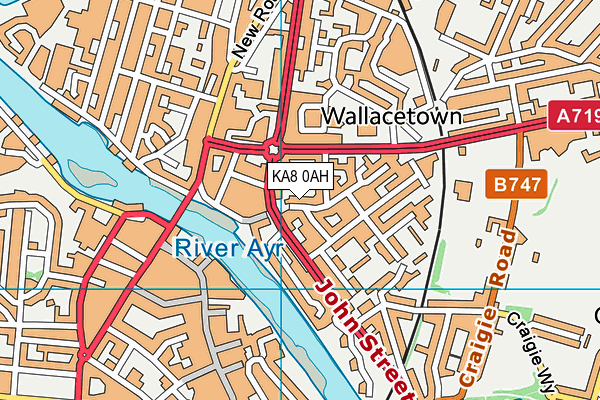 KA8 0AH map - OS VectorMap District (Ordnance Survey) KA8 0AH map - OS VectorMap District (Ordnance Survey)
