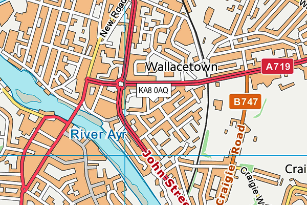 KA8 0AQ map - OS VectorMap District (Ordnance Survey) KA8 0AQ map - OS VectorMap District (Ordnance Survey)