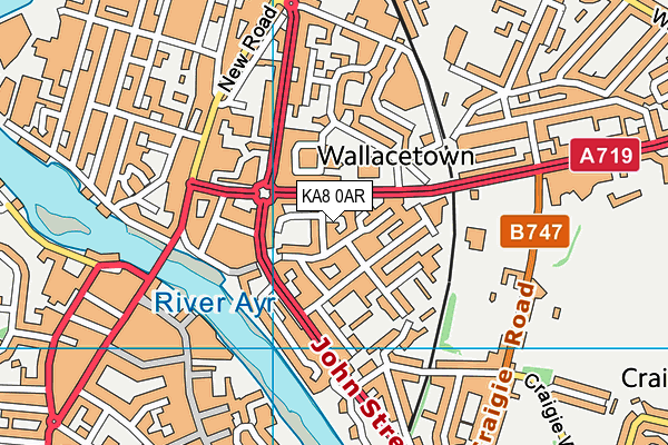 KA8 0AR map - OS VectorMap District (Ordnance Survey) KA8 0AR map - OS VectorMap District (Ordnance Survey)