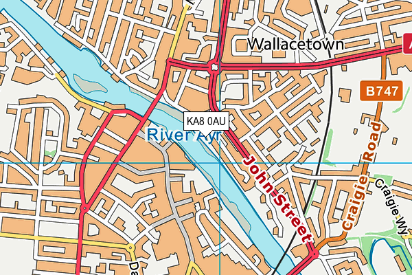 KA8 0AU map - OS VectorMap District (Ordnance Survey) KA8 0AU map - OS VectorMap District (Ordnance Survey)