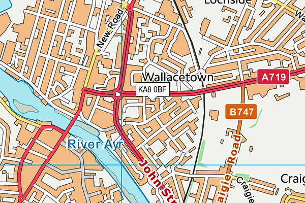 KA8 0BF map - OS VectorMap District (Ordnance Survey) KA8 0BF map - OS VectorMap District (Ordnance Survey)