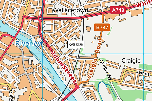 KA8 0DE map - OS VectorMap District (Ordnance Survey) KA8 0DE map - OS VectorMap District (Ordnance Survey)