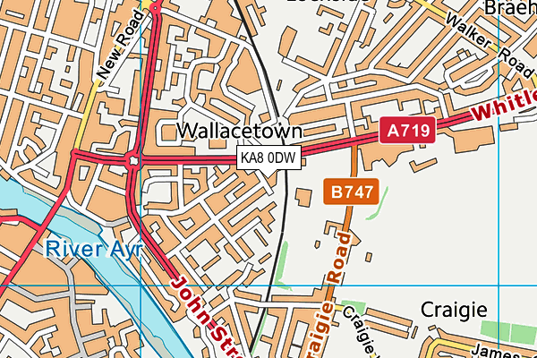 KA8 0DW map - OS VectorMap District (Ordnance Survey) KA8 0DW map - OS VectorMap District (Ordnance Survey)