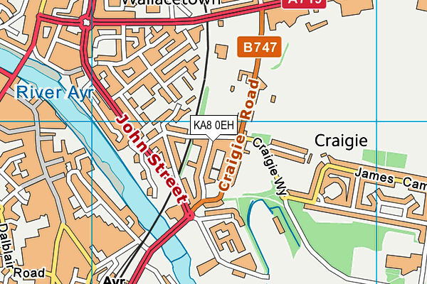 KA8 0EH map - OS VectorMap District (Ordnance Survey) KA8 0EH map - OS VectorMap District (Ordnance Survey)