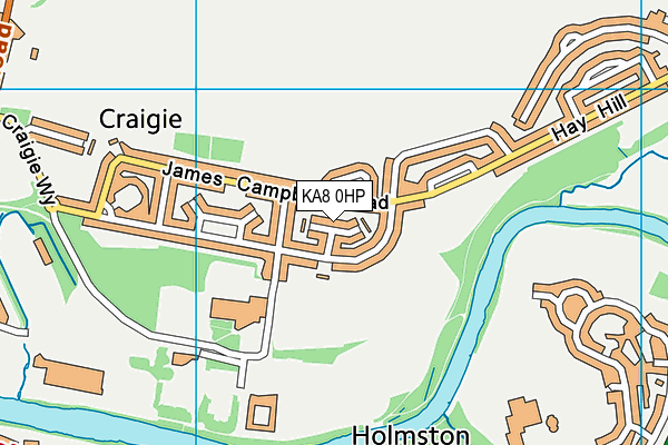 KA8 0HP map - OS VectorMap District (Ordnance Survey) KA8 0HP map - OS VectorMap District (Ordnance Survey)