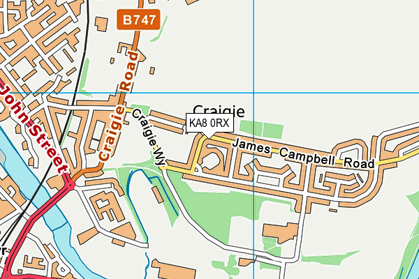 KA8 0RX map - OS VectorMap District (Ordnance Survey) KA8 0RX map - OS VectorMap District (Ordnance Survey)