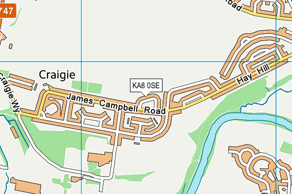 KA8 0SE map - OS VectorMap District (Ordnance Survey) KA8 0SE map - OS VectorMap District (Ordnance Survey)