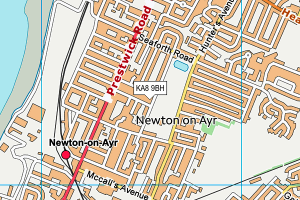 KA8 9BH map - OS VectorMap District (Ordnance Survey) KA8 9BH map - OS VectorMap District (Ordnance Survey)
