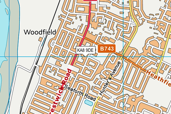 KA8 9DE map - OS VectorMap District (Ordnance Survey) KA8 9DE map - OS VectorMap District (Ordnance Survey)