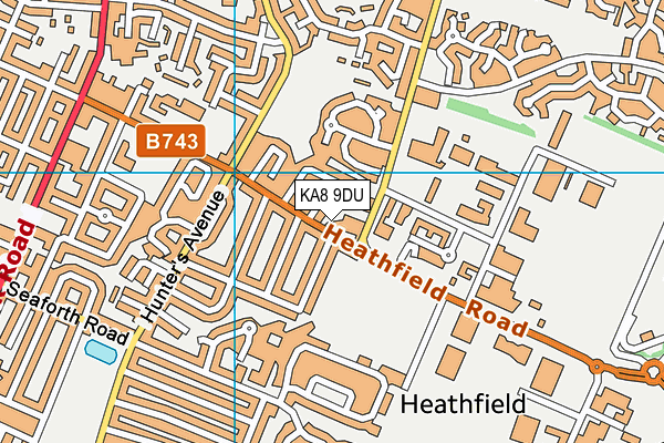 KA8 9DU map - OS VectorMap District (Ordnance Survey) KA8 9DU map - OS VectorMap District (Ordnance Survey)