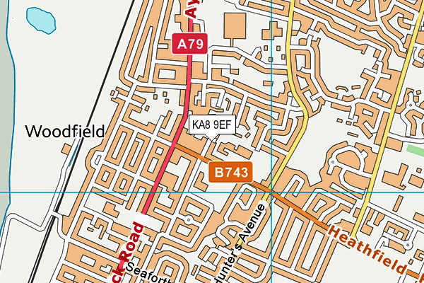 KA8 9EF map - OS VectorMap District (Ordnance Survey) KA8 9EF map - OS VectorMap District (Ordnance Survey)
