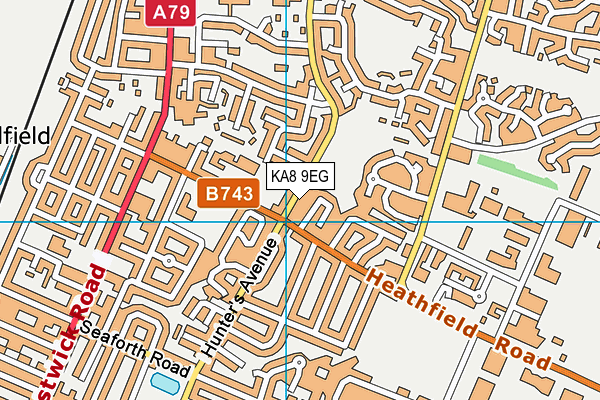 KA8 9EG map - OS VectorMap District (Ordnance Survey) KA8 9EG map - OS VectorMap District (Ordnance Survey)