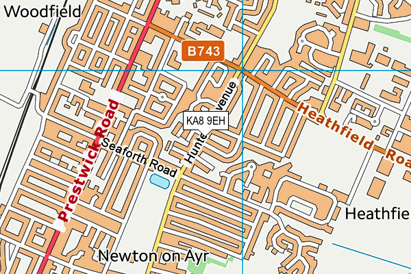 KA8 9EH map - OS VectorMap District (Ordnance Survey) KA8 9EH map - OS VectorMap District (Ordnance Survey)