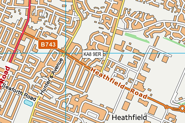 KA8 9ER map - OS VectorMap District (Ordnance Survey) KA8 9ER map - OS VectorMap District (Ordnance Survey)