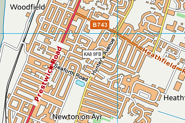 KA8 9FB map - OS VectorMap District (Ordnance Survey) KA8 9FB map - OS VectorMap District (Ordnance Survey)