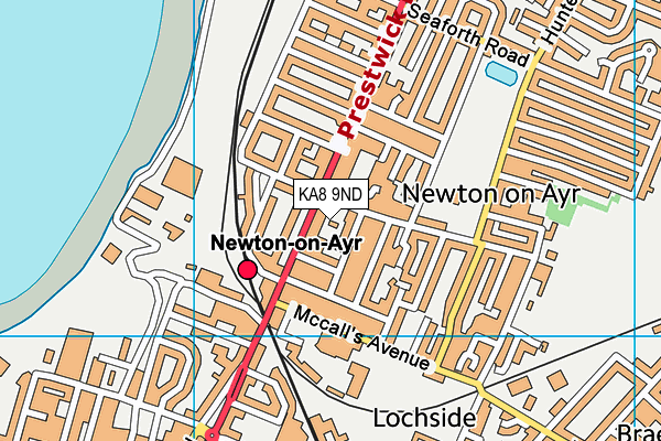 KA8 9ND map - OS VectorMap District (Ordnance Survey) KA8 9ND map - OS VectorMap District (Ordnance Survey)