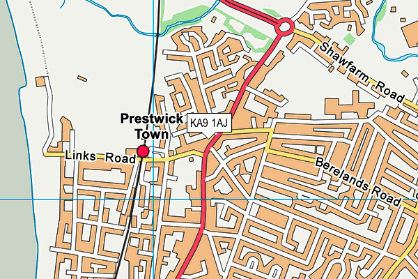 KA9 1AJ map - OS VectorMap District (Ordnance Survey) KA9 1AJ map - OS VectorMap District (Ordnance Survey)