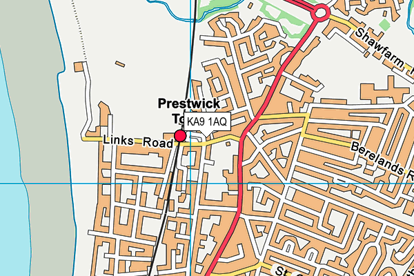 KA9 1AQ map - OS VectorMap District (Ordnance Survey) KA9 1AQ map - OS VectorMap District (Ordnance Survey)