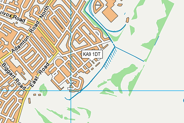 KA9 1DT map - OS VectorMap District (Ordnance Survey) KA9 1DT map - OS VectorMap District (Ordnance Survey)
