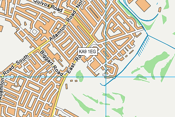 KA9 1EG map - OS VectorMap District (Ordnance Survey) KA9 1EG map - OS VectorMap District (Ordnance Survey)