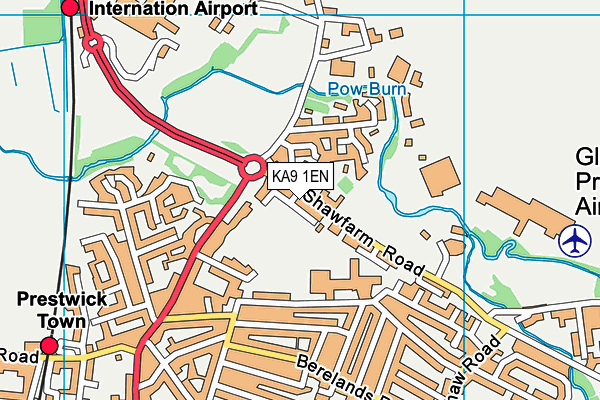 KA9 1EN map - OS VectorMap District (Ordnance Survey) KA9 1EN map - OS VectorMap District (Ordnance Survey)