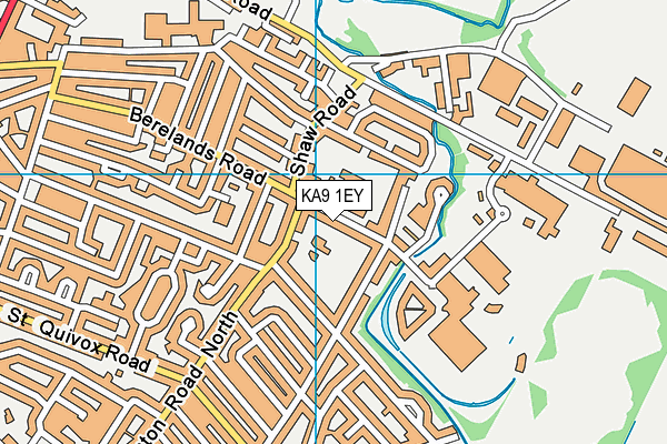KA9 1EY map - OS VectorMap District (Ordnance Survey) KA9 1EY map - OS VectorMap District (Ordnance Survey)
