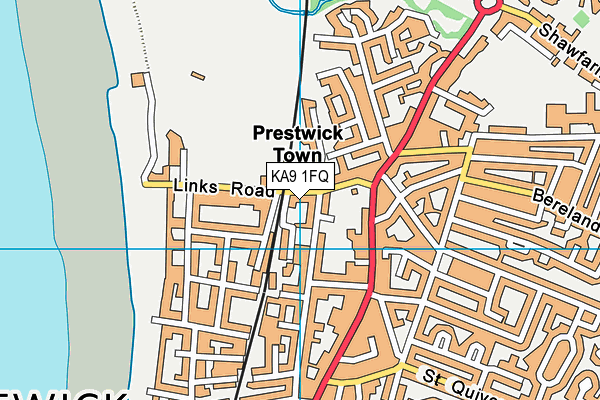 KA9 1FQ map - OS VectorMap District (Ordnance Survey) KA9 1FQ map - OS VectorMap District (Ordnance Survey)