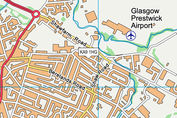 KA9 1HG map - OS VectorMap District (Ordnance Survey)