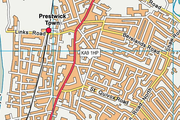 KA9 1HP map - OS VectorMap District (Ordnance Survey)