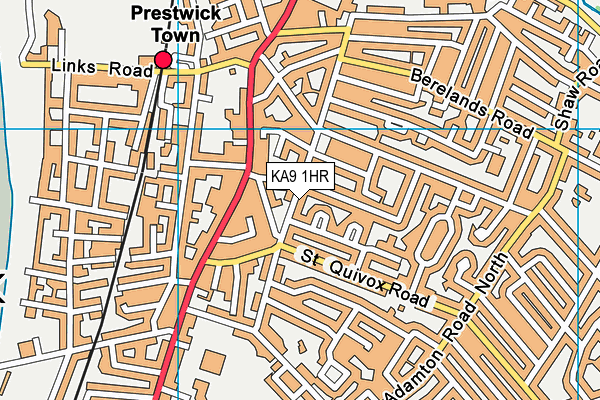 KA9 1HR map - OS VectorMap District (Ordnance Survey) KA9 1HR map - OS VectorMap District (Ordnance Survey)