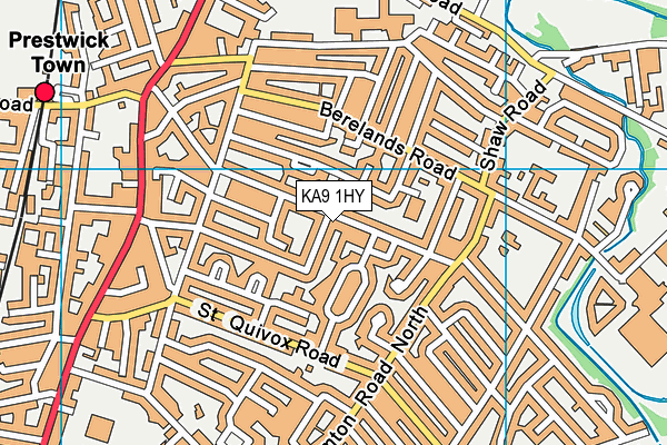 KA9 1HY map - OS VectorMap District (Ordnance Survey) KA9 1HY map - OS VectorMap District (Ordnance Survey)