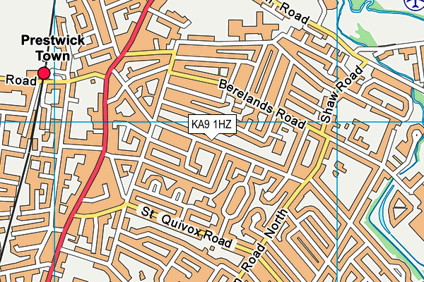 KA9 1HZ map - OS VectorMap District (Ordnance Survey) KA9 1HZ map - OS VectorMap District (Ordnance Survey)