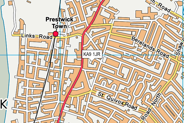 KA9 1JR map - OS VectorMap District (Ordnance Survey)