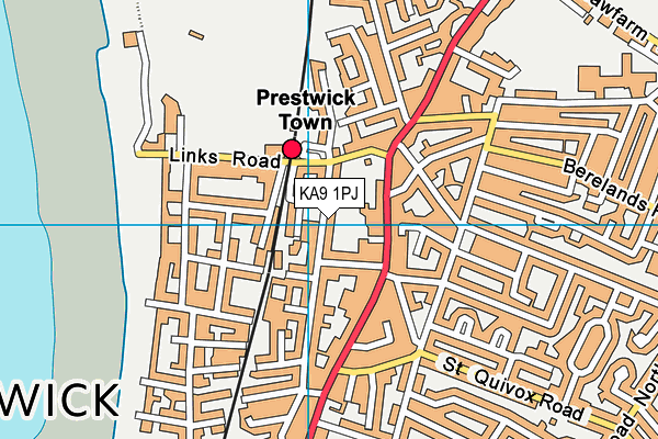 KA9 1PJ map - OS VectorMap District (Ordnance Survey) KA9 1PJ map - OS VectorMap District (Ordnance Survey)