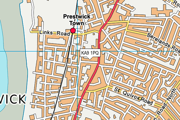 KA9 1PQ map - OS VectorMap District (Ordnance Survey) KA9 1PQ map - OS VectorMap District (Ordnance Survey)