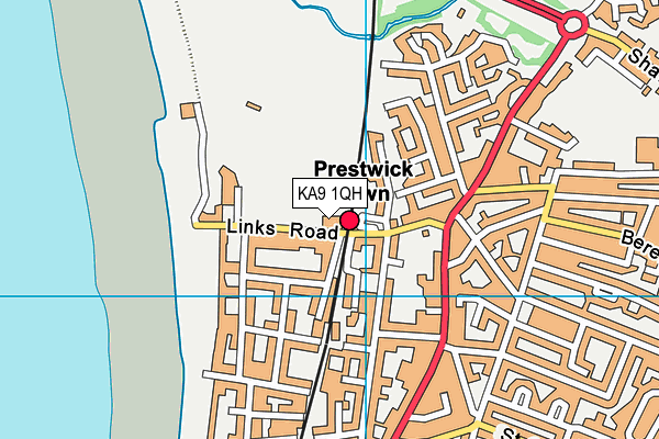 KA9 1QH map - OS VectorMap District (Ordnance Survey)