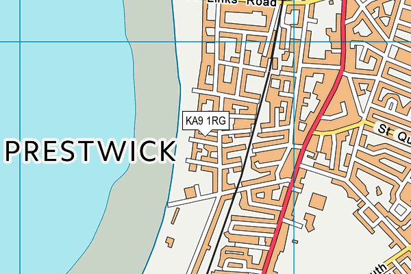 KA9 1RG map - OS VectorMap District (Ordnance Survey)