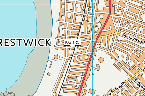 KA9 1RQ map - OS VectorMap District (Ordnance Survey)