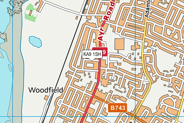 KA9 1SH map - OS VectorMap District (Ordnance Survey) KA9 1SH map - OS VectorMap District (Ordnance Survey)