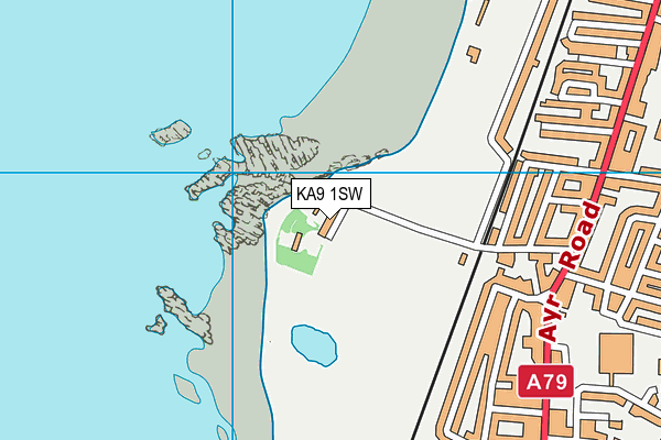 KA9 1SW map - OS VectorMap District (Ordnance Survey) KA9 1SW map - OS VectorMap District (Ordnance Survey)