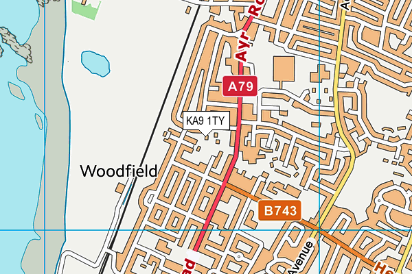 KA9 1TY map - OS VectorMap District (Ordnance Survey) KA9 1TY map - OS VectorMap District (Ordnance Survey)